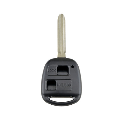 For TOYOTA Car Keys Replacement 2 Buttons Car Key Case with Key Blade, 2 Buttons