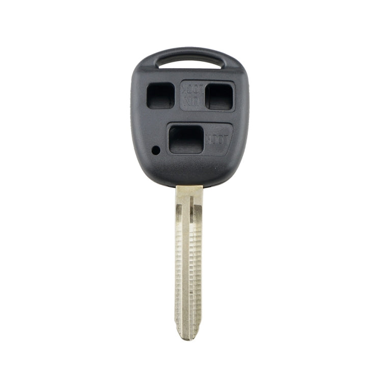 For TOYOTA Car Keys Replacement 3 Buttons Car Key Case with Key Blade, 3 Buttons