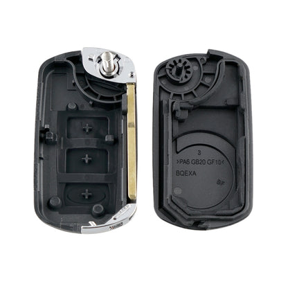For Landrover Range Rover Sport 2006-2011 / Range Rover 2006~2009 / Discovery 3 2005~2009 Car Keys Replacement 3 Buttons Car Key Case with Foldable Key Blade, For Landrover Range Rover