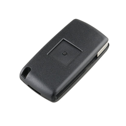 For PEUGEOT 2 Buttons ASK Signal Intelligent Remote Control Car Key with Integrated Chip & Battery & Holder, without Grooved, Frequency: 433MHz, 2 Buttons without Grooved