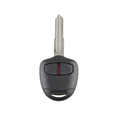 For MITSUBISHI 2 Buttons Intelligent Remote Control Car Key with 46 Chip & Battery & Left Slot, Frequency: 433MHz, For MITSUBISHI(Left)