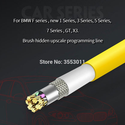 OBD Plug Adapter for BMW Enet Ethernet to OBD 2 Interface, OBD Plug Adapter