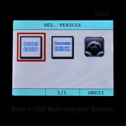 Creator C502 V7.6 Car OBD2 Multi-system Scanner Car Diagnostic Tool for Mercedes-Benz before 2016, Creator C502