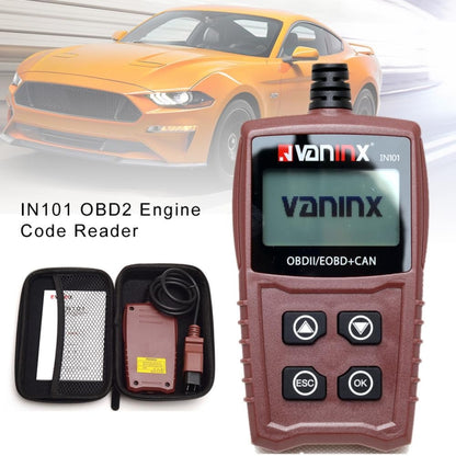 Vaninx IN101 Automotive Scanner Car OBDII / EOBD+ Can Battery Engine Fault Diagnosis Tool Battery Detector, Vaninx IN101