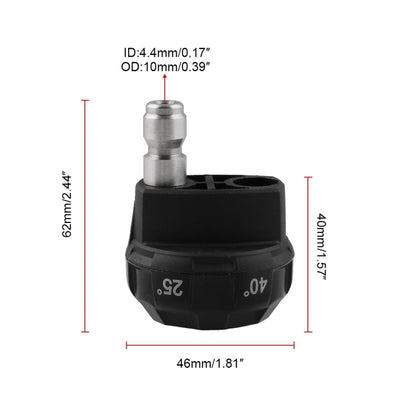 Multifunctional 6-in-1 Multi-hole Nozzle High-pressure Cleaner Car Washing Nozzle, 6-in-1 Multi-hole Nozzle