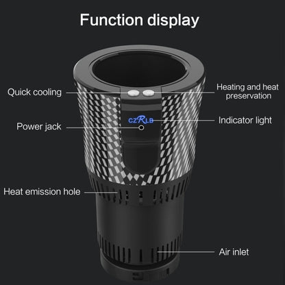 Portable 12V Car Smart Dual-purpose Heating Cooling Cup Holder, For Car
