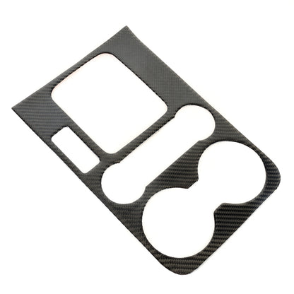 Car Carbon Fiber Gearshift Panel Frame Decorative Sticker for Volkswagen Touareg, Gearshift Panel