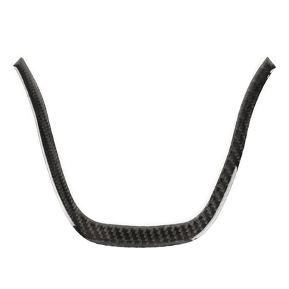 Car Carbon Fiber Steering Wheel Outer Frame Decorative Sticker for Volkswagen Touareg, Steering Wheel Outer Frame