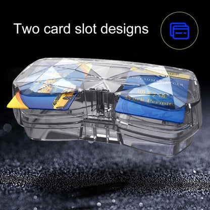 Car Multi-functional Glasses Case Sunglasses Storage Holder with Card Slot, Diamond Style, Diamond Style (Black), Diamond Style (Pink), Diamond Style (Beige)