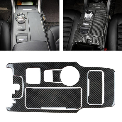 5 PCS Car Carbon Fiber Gearshift Panel Decorative Sticker for Ford New Mondeo, Gearshift Panel