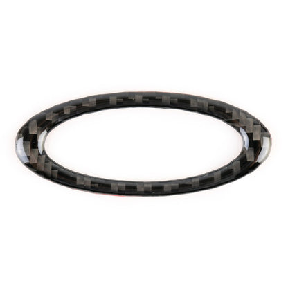 Car Carbon Fiber Steering Wheel Frame Decorative Sticker for Ford New Mondeo 2013-2019, Steering Wheel Frame