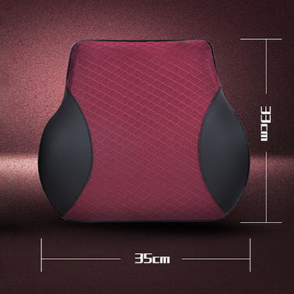 Four Seasons Breathable Memory Foam Car Lumbar Pillow Polyester Pillow