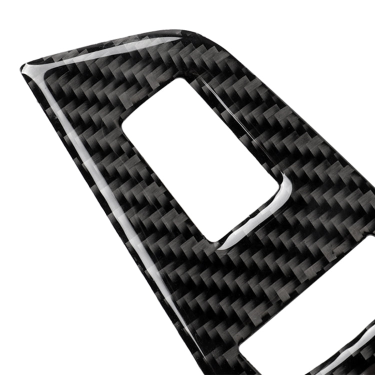 Car Carbon Fiber Door Window Lift Panel Decorative Sticker for BMW 5 Series G38 528Li / 530Li / 540Li 2018, Left Drive, Door Window Lift, B