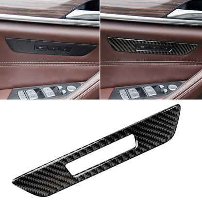 Car Carbon Fiber Seat Memory Button Decorative Sticker for BMW 5 Series G38 528Li / 530Li / 540Li 2018, Seat Memory Button