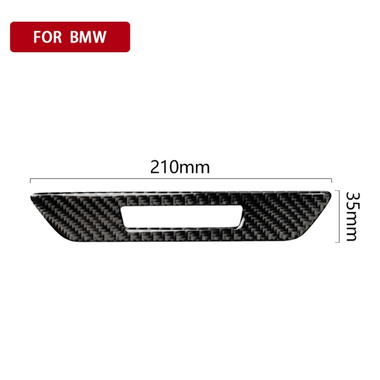 Car Carbon Fiber Seat Memory Button Decorative Sticker for BMW 5 Series G38 528Li / 530Li / 540Li 2018, Seat Memory Button