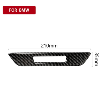 Car Carbon Fiber Seat Memory Button Decorative Sticker for BMW 5 Series G38 528Li / 530Li / 540Li 2018, Seat Memory Button