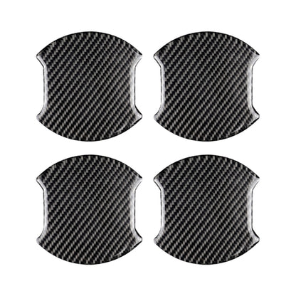 4 PCS Car-Styling Carbon Fiber Door Outer Handle Scratches Resistant Stickerfor Toyota Camry, 4 in 1 for Toyota Camry