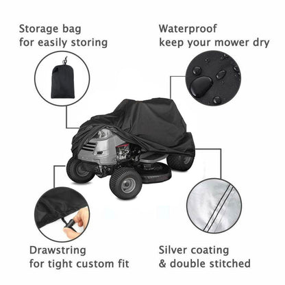210D Oxford Cloth Waterproof Sunscreen Scooter Tractor Car Cover, Size: L, Size: L