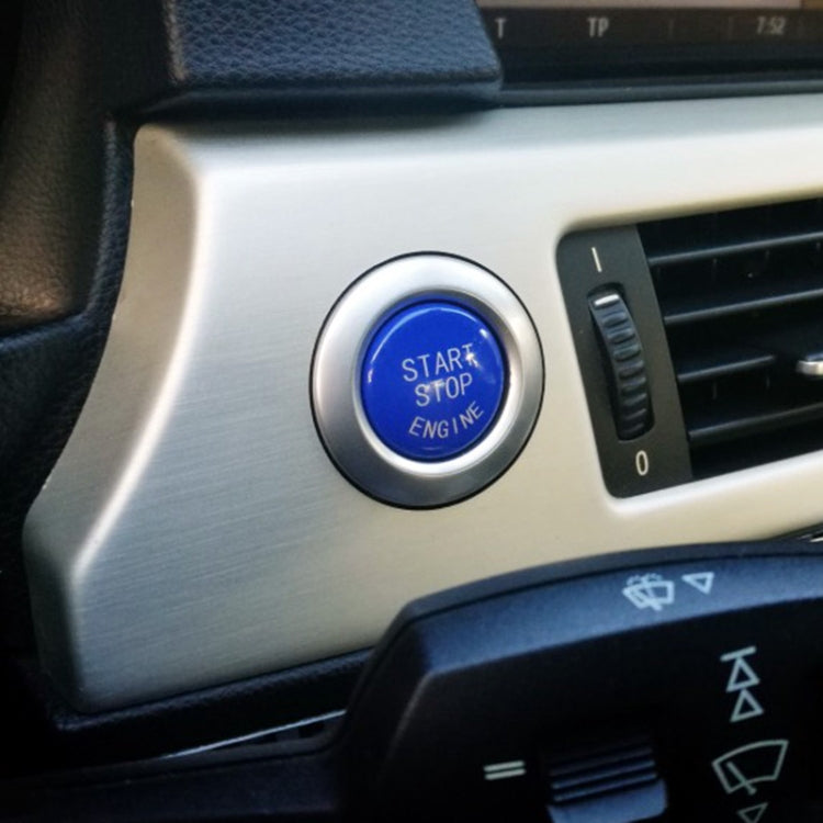 Car Engine Start Key Push Button Cover for BMW E90 Chassis, For BMW E90 Chassis (Black), For BMW E90 Chassis (Blue), For BMW E90 Chassis (Red), For BMW E90 Chassis (Silver)