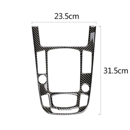Car Carbon Fiber Gear Position Panel Decorative Sticker for Audi 2010-2018 Q5 / 2009-2016 A4L / 2009-2016 A5, Left Drive, Gear Position (C)