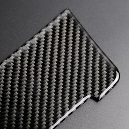Car Carbon Fiber Storage Cigarette Lighter Panel Decorative Sticker for Audi 2010-2018 Q5 / 2009-2016 A4L / 2009-2016 A5, Storage Cigarette Lighter