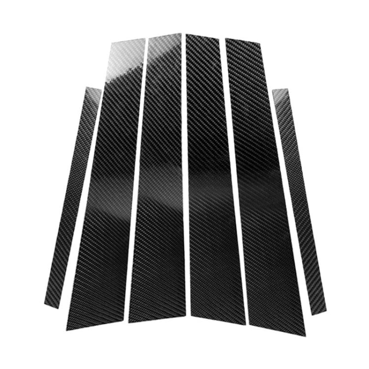 Car Carbon Fiber B Column Decorative Sticker for BMW F10 2011-2017, For BMW F10