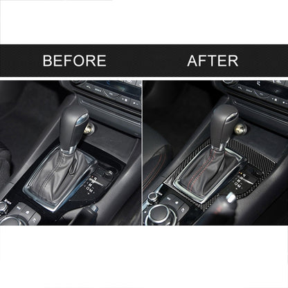 Car Carbon Fiber Right Drive Gear Frame A Decorative Sticker for Mazda Axela 2013-2016, Right Drive Gear Frame A