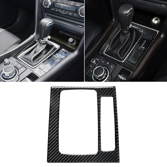 Car Carbon Fiber Right Drive Gear Frame B Decorative Sticker for Mazda Axela 2017-2018, Right Drive Gear Frame B