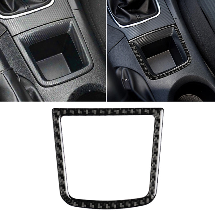 Car Carbon Fiber Central Control Sundries Frame Decorative Sticker for Mazda Axela 2013-2016, Central Control Sundries Frame
