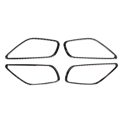 4 PCS Car Carbon Fiber Door Inner Handle Frame Decorative Sticker for Mazda Axela 2014 / 2017-2018, Door Inner Handle Frame