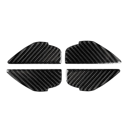 4 PCS Car Carbon Fiber Door Inner Handle Wrist Panel Decorative Sticker for Mazda Axela 2014 / 2017-2018, Door Inner Handle Wrist
