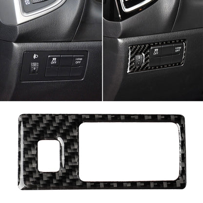 Car Carbon Fiber Headlight Adjustment Frame Decorative Sticker for Mazda Axela 2014 / 2017-2018, Left Drive, Headlight Adjustment Frame (B)