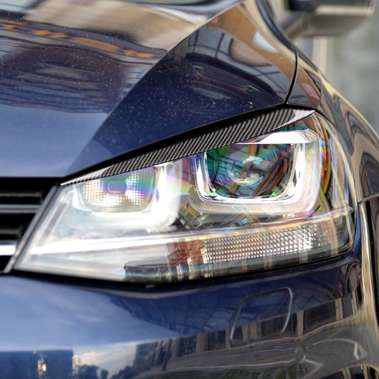 Car Carbon Fiber Light Eyebrow for Volkswagen Golf 7, For Volkswagen Golf 7