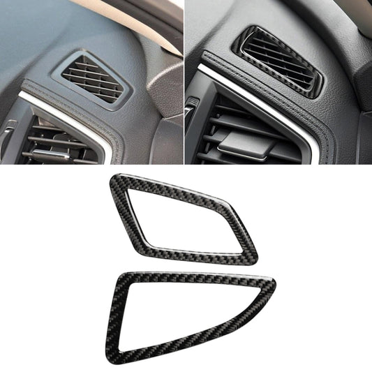 Car Carbon Fiber Left Drive Instrument Air Outlet Decorative Sticker for Honda Tenth Generation Civic 2016-2019, Instrument Air Outlet