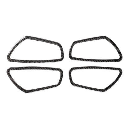 4 PCS Car Carbon Fiber Door Inner Wrist Frame Decorative Sticker for Honda Tenth Generation Civic 2016-2019, Door Inner Wrist Frame