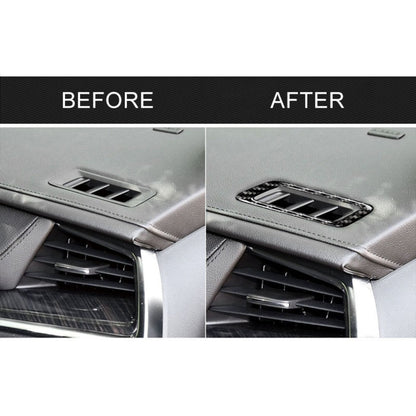 Car Carbon Fiber Air Outlet Decorative Sticker for Cadillac XT5 2016-2017, Left Drive, Air Outlet