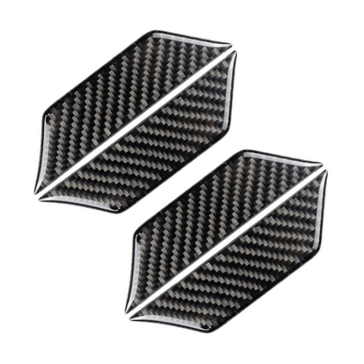 Car Carbon Fiber Door Inner Wrist Decorative Sticker for Cadillac XT5 2016-2017, Door Inner Wrist
