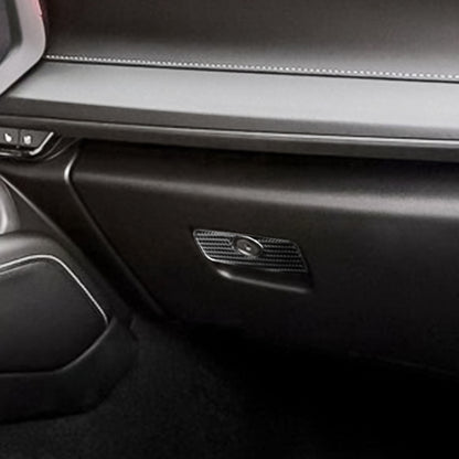 Car Carbon Fiber Glove Box Decorative Sticker for Chevrolet Camaro 2017-2019, Glove Box