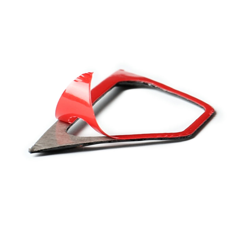 Car Carbon Fiber Warning Light Decorative Sticker for Chevrolet Camaro 2017-2019, Warning Light