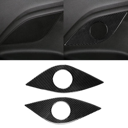 2 PCS Car Carbon Fiber Rear Horn Decorative Sticker for Chevrolet Camaro 2017-2019, Rear Horn