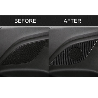 2 PCS Car Carbon Fiber Rear Horn Decorative Sticker for Chevrolet Camaro 2017-2019, Rear Horn
