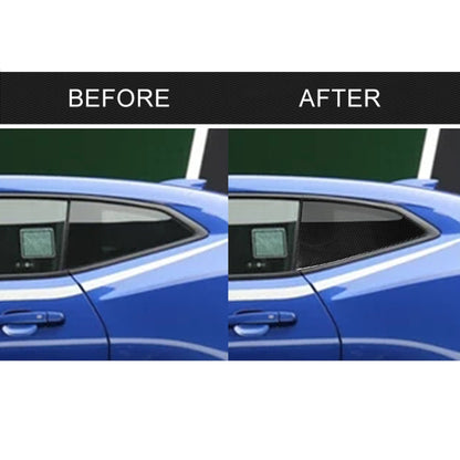 2 PCS Car Carbon Fiber Shutter Decorative Sticker for Chevrolet Camaro 2017-2019, Shutter