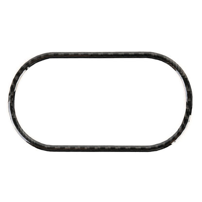 Carbon Fiber Car Headlight Switch Panel Decorative Sticker for Porsche Macan, Headlight Switch Panel