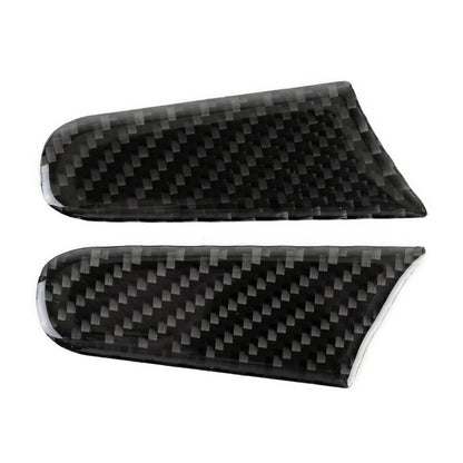 2 PCS Carbon Fiber Car Rearview Mirror Decorative Sticker for Porsche Macan, Rearview Mirror