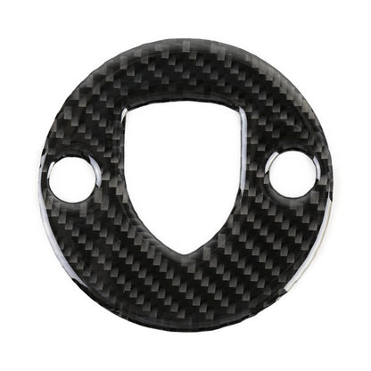 Carbon Fiber Car Steering Wheel Decorative Sticker for Porsche Macan, Steering Wheel