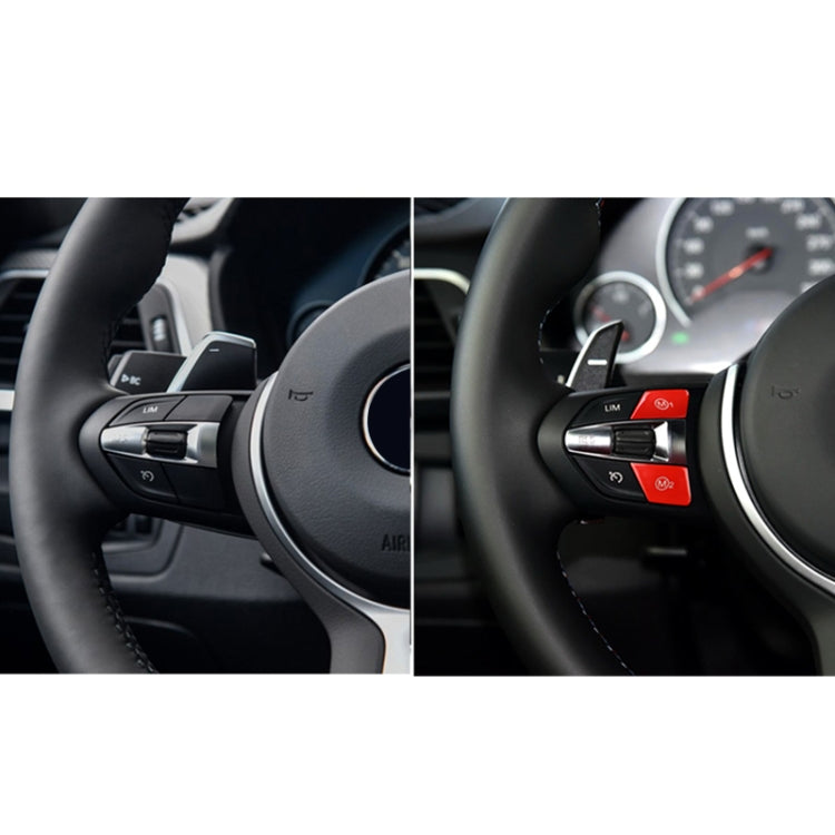 Sports Steering Wheel M1+M2 Fashion Button Switch Trim Cover for BMW F30 F34 F15 F16 2014-2018, M1+M2
