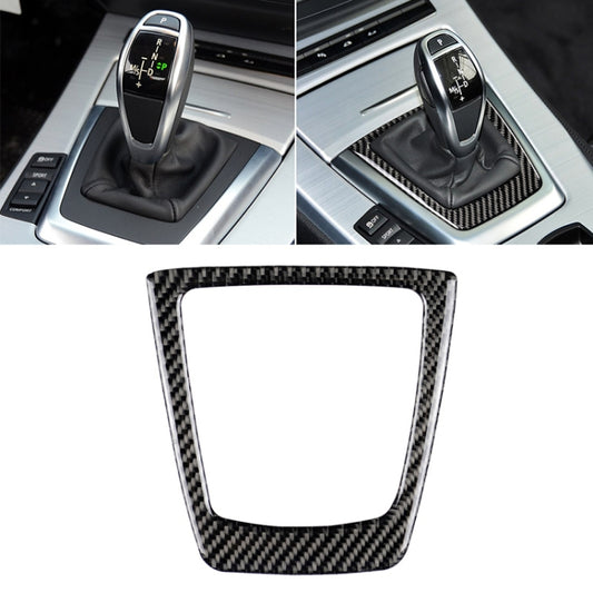 Car Carbon Fiber Gear Position Panel  Solid Color Decorative Sticker for BMW Z4 2009-2015, Gear Position Panel Sticker(Solid Color)