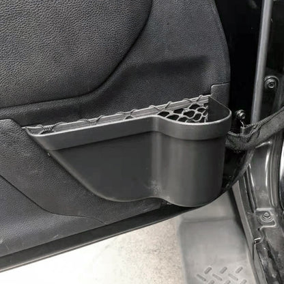 2 PCS Car Door Cup Holder Auto Storage Box Multi-use Tools Organizer Boxes for Jeep Wrangler JK 2011-2017, Door Cup Holder