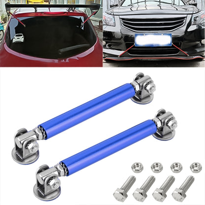2 PCS Car Modification Adhesive Surrounded Rod Lever Front and Rear Bars Fixed Front Lip Back Shovel, Length: 10cm, 10cm (Silver), 10cm (Red), 10cm (Blue), 10cm (Colour), 10cm (Black)