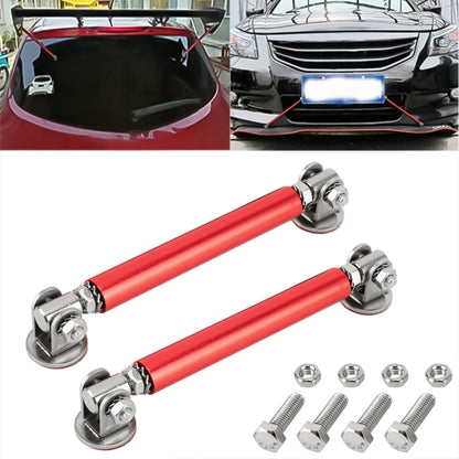 2 PCS Car Modification Adhesive Surrounded Rod Lever Front and Rear Bars Fixed Front Lip Back Shovel, Length: 10cm, 10cm (Silver), 10cm (Red), 10cm (Blue), 10cm (Colour), 10cm (Black)